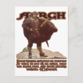 HLメンケン引用文と…アーッ！ ポストカード (正面)