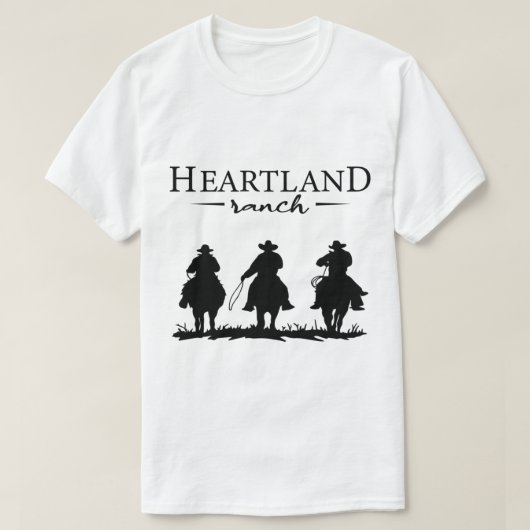 HL Ranch, Heartland, heartland ranch, Heartland UK Tシャツ (デザイン正面)