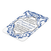 HLH Prince George Blue/白スクロール マグネット (左側)