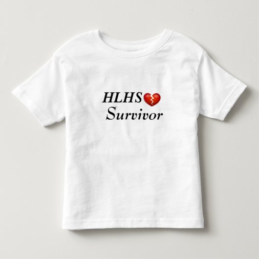 HLHSの生存者 トドラーTシャツ (正面)