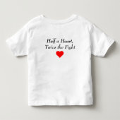 HLHSの生存者 トドラーTシャツ (裏面)