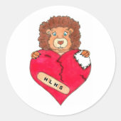 HLHS認識度 ラウンドシール (正面)