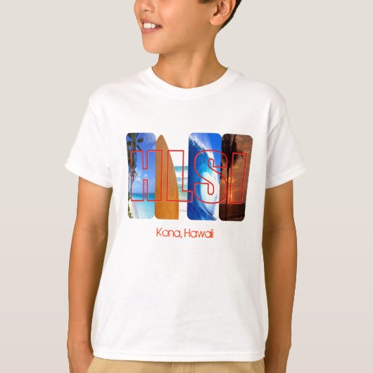 HLSIの波の生命ティー Tシャツ (正面)