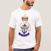 HMの強制退役軍人バッジ。イギリス退役軍人。 Tシャツ (正面)