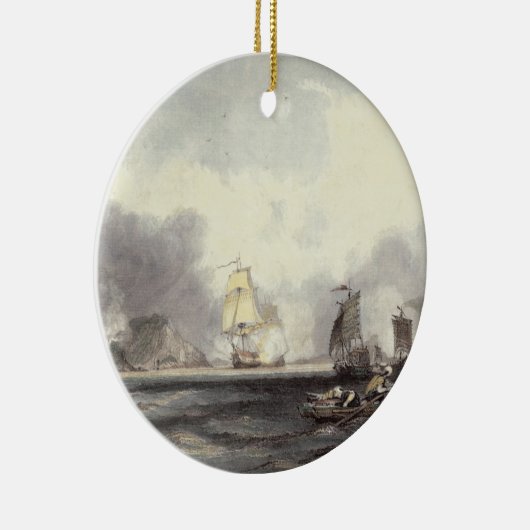 HMはねり粉を渡すImogeneおよびAndromacheを出荷します セラミックオーナメント (右)