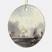 HMはねり粉を渡すImogeneおよびAndromacheを出荷します セラミックオーナメント (左)