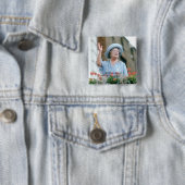 HMエリザベス女王、皇太后1985年 缶バッジ (インサイチュ)