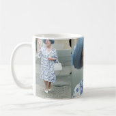 HMエリザベス女王、皇太后1988年 コーヒーマグカップ (左)