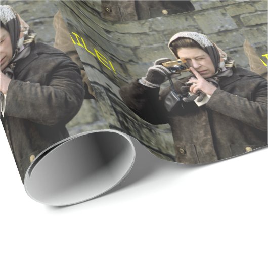 HMクイーンエリザベスカメラスマイル! ラッピングペーパー (ロールコーナー)