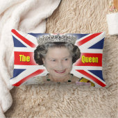 HMクイーンエリザベス2世 – 女王 ランバークッション (ブランケット)