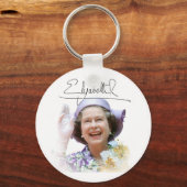 HMクイーンエリザベスII キーホルダー (正面)