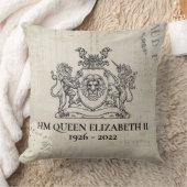 HMクイーンエリザベスII 1926-2022装飾用クッション クッション (ブランケット)