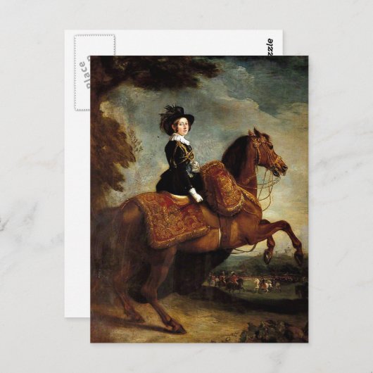 HMクイーンビクトリア ポストカード (正面/裏面)