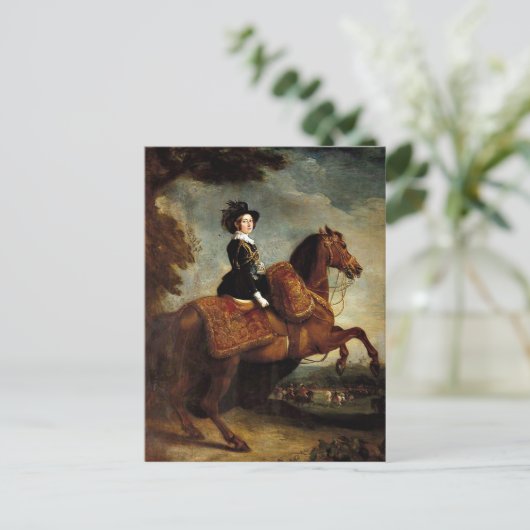 HMクイーンビクトリア ポストカード (スタンド正面)