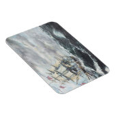 HMフリゲート・ゲリエールに向けて米憲法が先導 マグネット (右側)