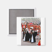 HM女王とHRHプリンス·フィリップ マグネット (正面/裏面)