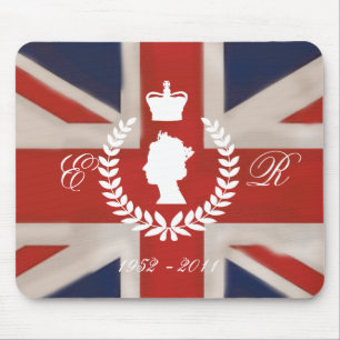 HM QE2ダイヤモンドジュビリーのお祝い マウスパッド