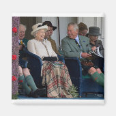 HM Queen Elizabeth IIとHLH Prince Charles 2014 マグネット (正面)