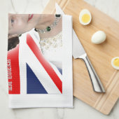 HM Queen Elizabeth II – プロフォト キッチンタオル (四つ折り)