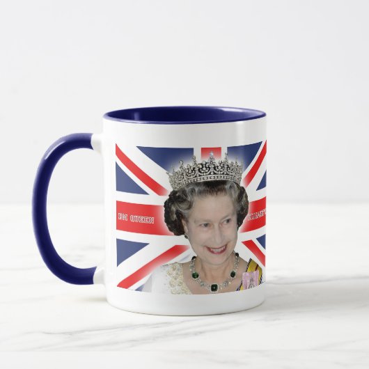 HM Queen Elizabeth II – プロフォト マグカップ (左)