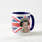 HM Queen Elizabeth II – プロフォト マグカップ (正面右)