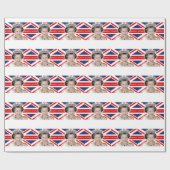 HM Queen Elizabeth II – プロフォト ラッピングペーパー (フラット)