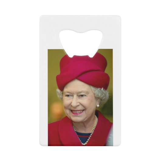 HM Queen Elizabeth II Platinum Jubilee クレジットカード栓抜き (正面)
