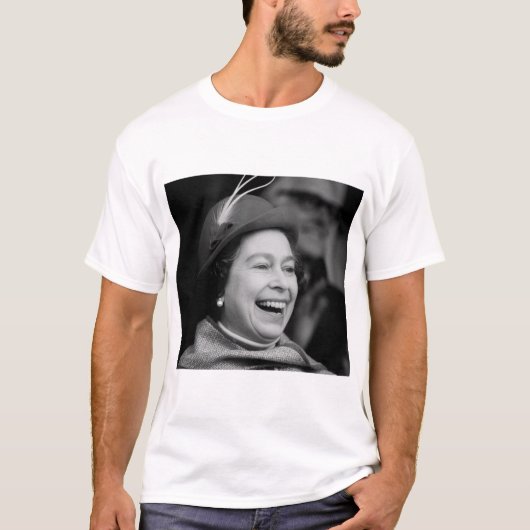 HM Queen Elizabeth II Windsor 1972 Professional Ph Tシャツ (正面)