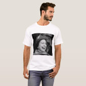 HM Queen Elizabeth II Windsor 1972 Professional Ph Tシャツ (正面フル)