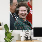 HM Queen Elizabeth II Windsor 1986 ポスター (ホームオフィス)