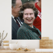 HM Queen Elizabeth II Windsor 1986 ポスター (キッチン)