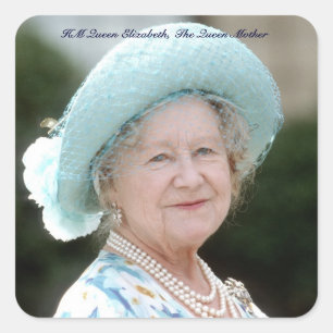 HM Queen Elizabeth, The Queen Mother Berlin 1987 スクエアシール