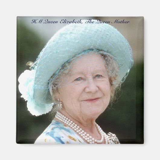HM Queen Elizabeth, The Queen Mother Berlin 1987 マグネット (正面)