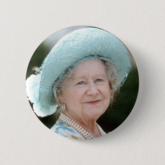 HM Queen Elizabeth, The Queen Mother Berlin 1987 缶バッジ (正面)