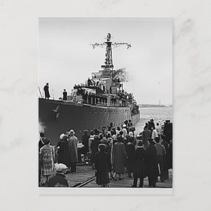 HMCSノートカ離れのハリファックスで韓国 ポストカード