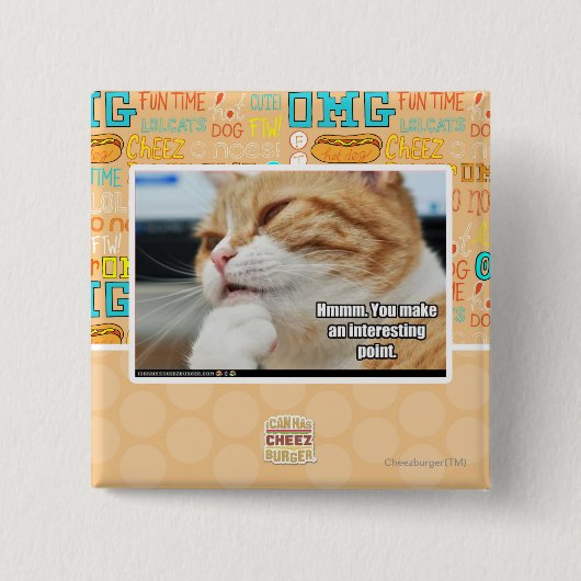 Hmmm. 缶バッジ (正面)