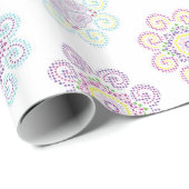 Hmong明インスパイアるい色(X-Large)デザイン ラッピングペーパー (ロールコーナー)