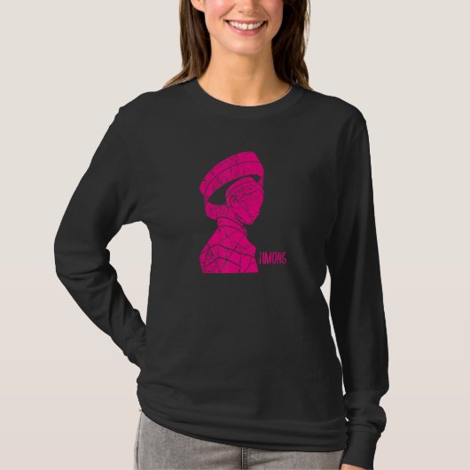 Hmong Miao Hmoob Girl Woman Princess Strong_2 Tシャツ (正面)