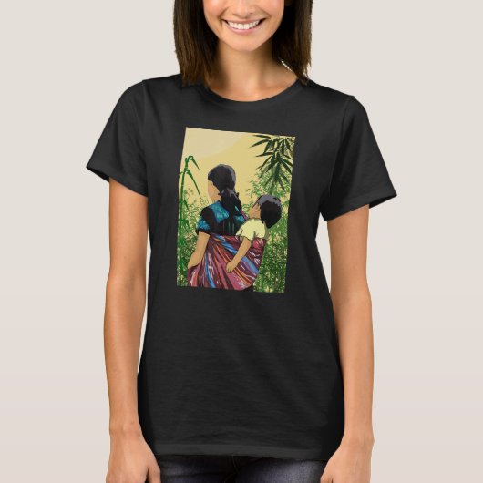 Hmong Miao Proud Traditional Mother Woman Hmoob Et Tシャツ (正面)