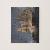 HMSのアメジストによるThetis、第10 Novembの捕獲 ジグソーパズル (縦)