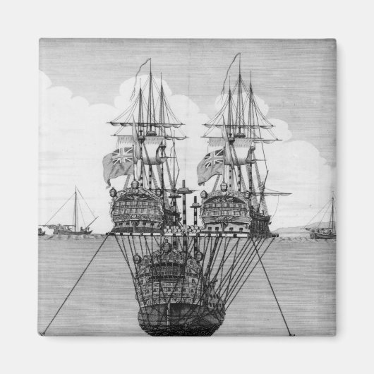 HMSのサルベージの試み王室の マグネット (正面)