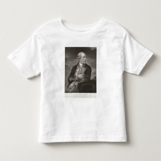 HMSのジョージの農家の(1732-79年の)大尉のポートレート トドラーTシャツ (正面)