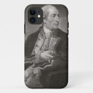 HMSのジョージの農家の(1732-79年の)大尉のポートレート iPhone 11 ケース