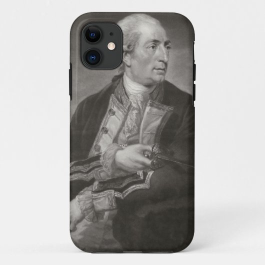 HMSのジョージの農家の(1732-79年の)大尉のポートレート Case-Mate iPhoneケース (裏面)