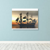 HMSの勝利 キャンバスプリント (インサイチュ (ウッドフロア))