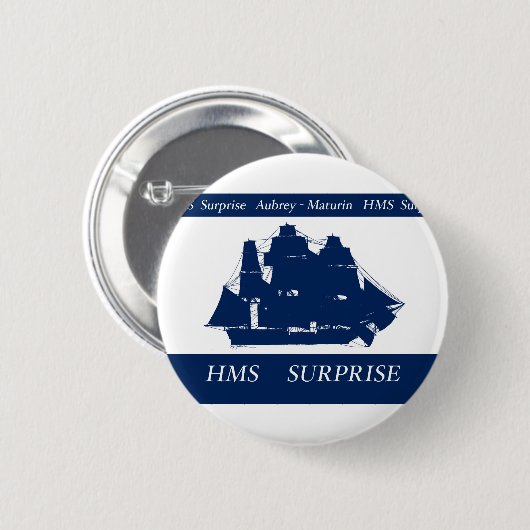 hmsの驚き、贅沢なfernandes 缶バッジ (正面&裏面)