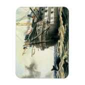 HMSアガメムノーンがオリジナル大西洋ケーブルを敷設し マグネット (縦)