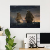 HMSエンディミオン対USS社長 ポスター (ホームオフィス)