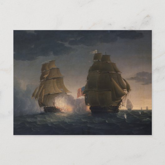 HMSエンディミオン対USS社長 ポストカード (正面)