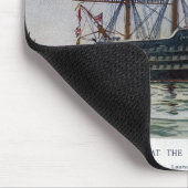 HMSクイーン戦艦1839 マウスパッド (コーナー)